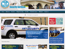 Tablet Screenshot of jjetsecurity.com